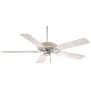 Ceiling Fan In Traditional Style 12.25 Inches Tall By 42 Inches Wide-White Finish-White Blade Color Minka Aire Fans F546-Wh